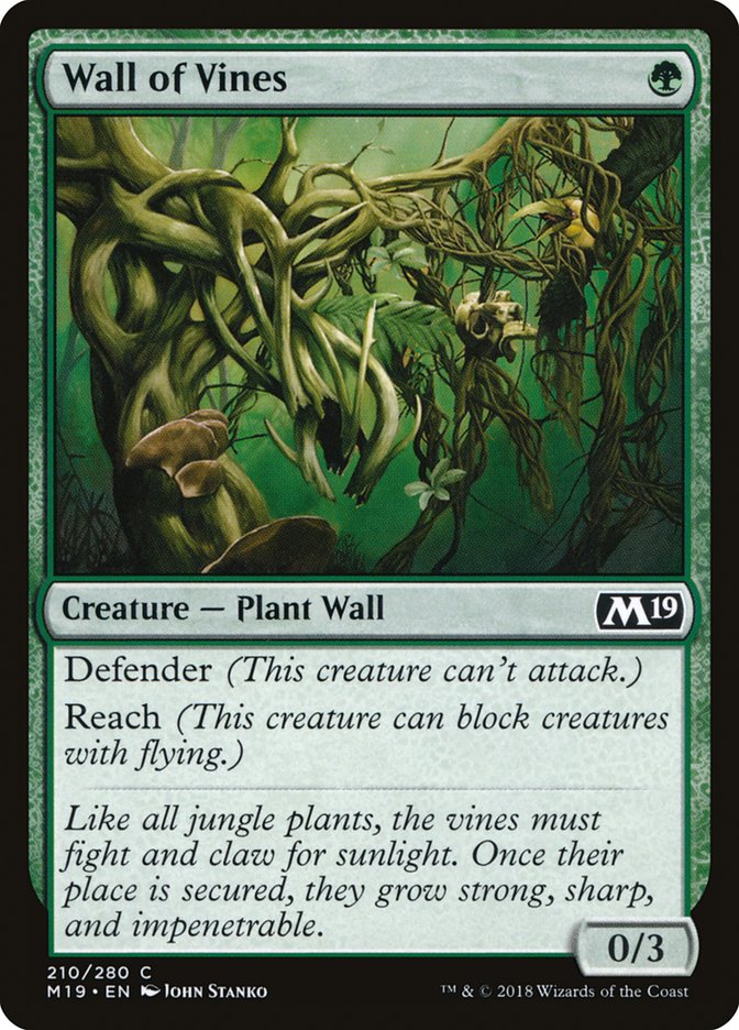 Wall of Vines [Core Set 2019] | Pegasus Games WI