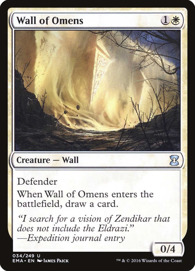 Wall of Omens [Eternal Masters] | Pegasus Games WI