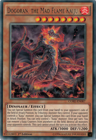 Dogoran, the Mad Flame Kaiju [CORE-EN087] Rare | Pegasus Games WI