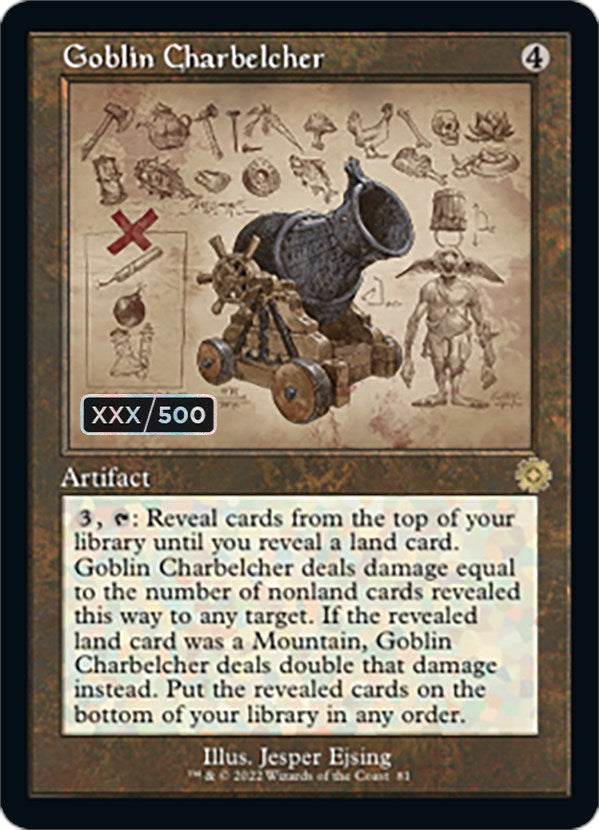 Goblin Charbelcher (Retro Schematic) (Serialized) [The Brothers' War Retro Artifacts] | Pegasus Games WI