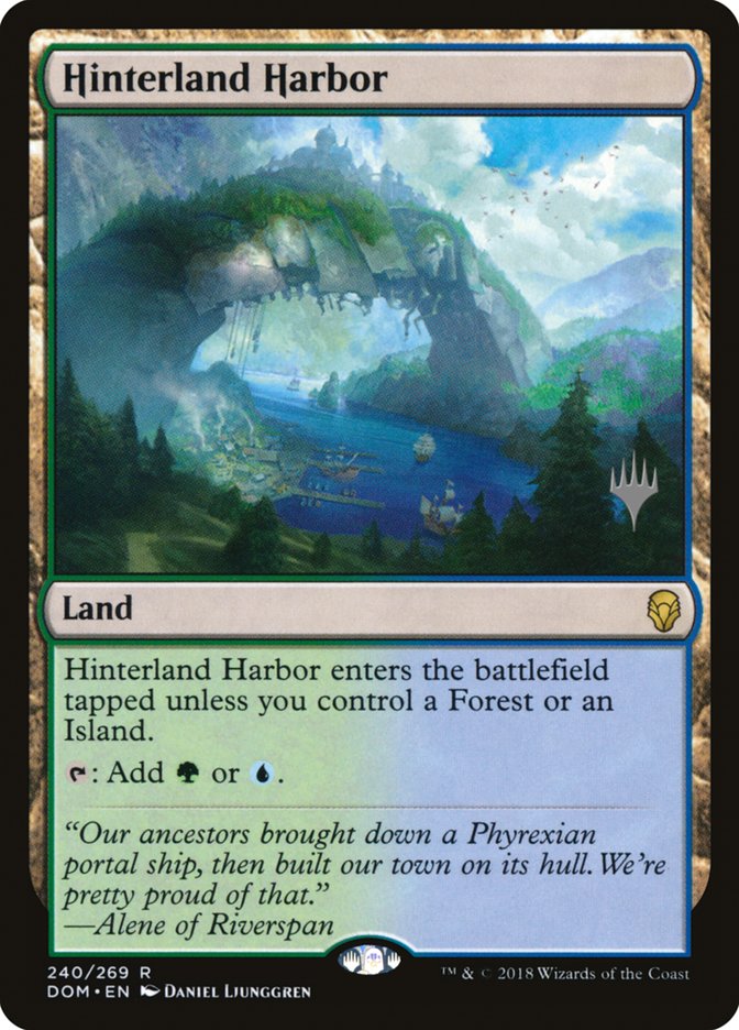 Hinterland Harbor (Promo Pack) [Dominaria Promos] | Pegasus Games WI