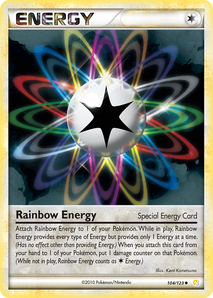 Rainbow Energy (104/123) [HeartGold & SoulSilver: Base Set] | Pegasus Games WI