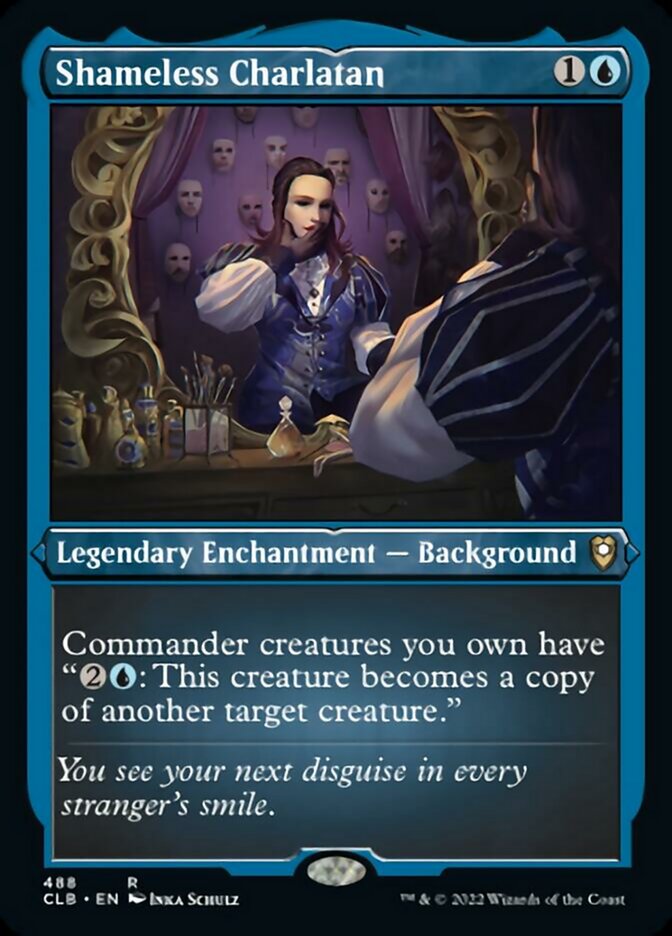 Shameless Charlatan (Foil Etched) [Commander Legends: Battle for Baldur's Gate] | Pegasus Games WI