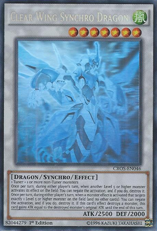 Clear Wing Synchro Dragon (Ghost Rare) [CROS-EN046] Ghost Rare | Pegasus Games WI