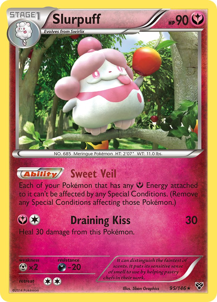 Slurpuff (95/146) (Theme Deck Exclusive) [XY: Base Set] | Pegasus Games WI