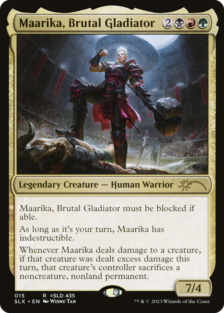 Maarika, Brutal Gladiator [Secret Lair: Universes Within] | Pegasus Games WI