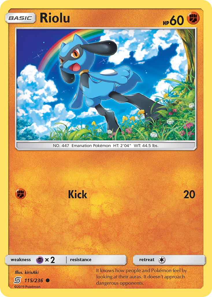 Riolu (115/236) [Sun & Moon: Unified Minds] | Pegasus Games WI