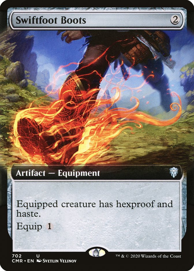 Swiftfoot Boots (Extended Art) [Commander Legends] | Pegasus Games WI