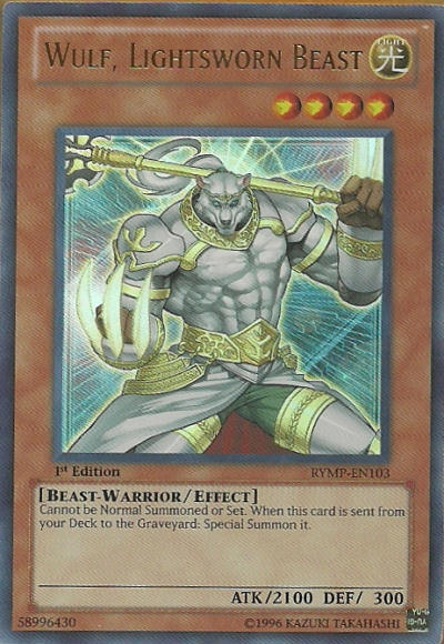 Wulf, Lightsworn Beast [RYMP-EN103] Ultra Rare | Pegasus Games WI
