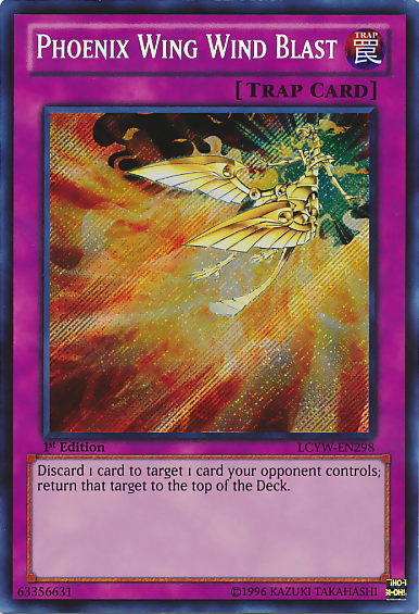 Phoenix Wing Wind Blast [LCYW-EN298] Secret Rare | Pegasus Games WI