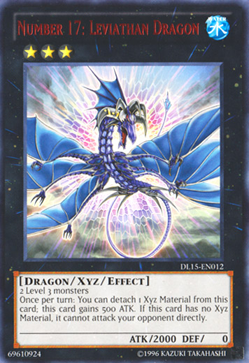 Number 17: Leviathan Dragon (Red) [DL15-EN012] Rare | Pegasus Games WI