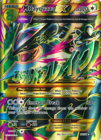 M Rayquaza EX (98/98) (Jumbo Card) [XY: Ancient Origins] | Pegasus Games WI