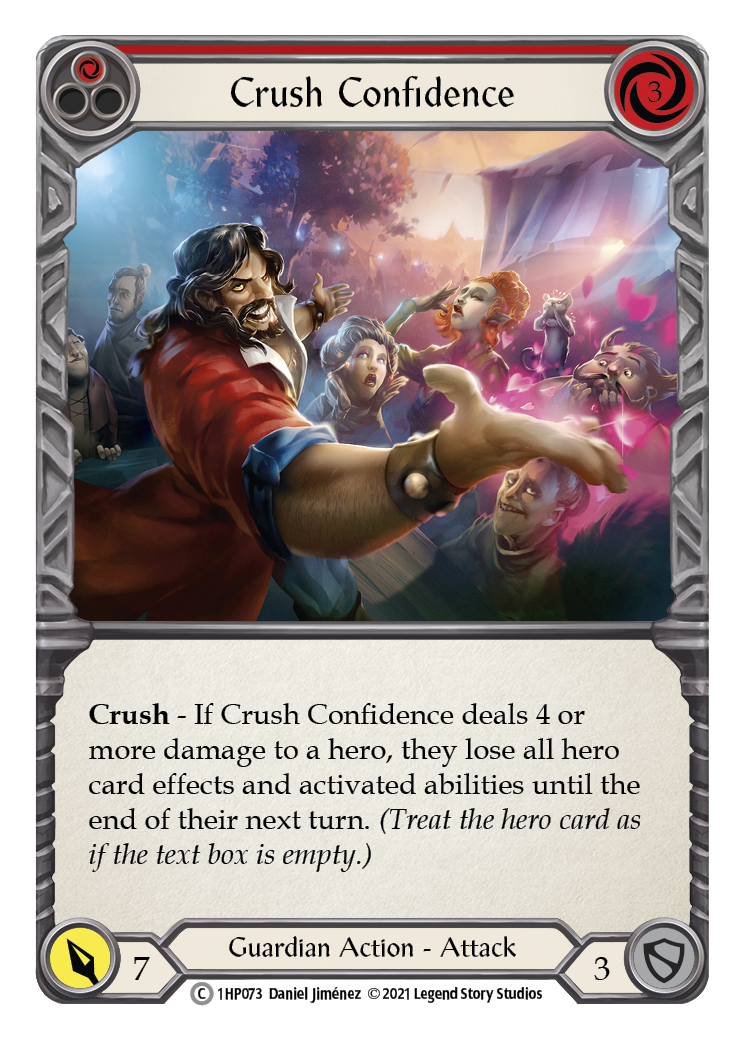 Crush Confidence (Red) [1HP073] | Pegasus Games WI