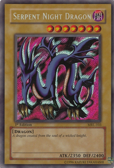 Serpent Night Dragon [MRL-103] Secret Rare | Pegasus Games WI