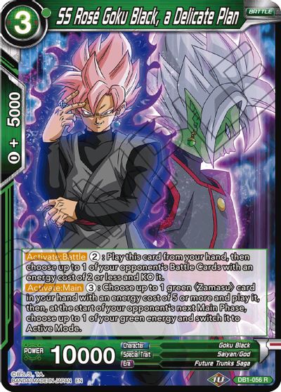 SS Rose Goku Black, a Delicate Plan (Reprint) (DB1-056) [Battle Evolution Booster] | Pegasus Games WI