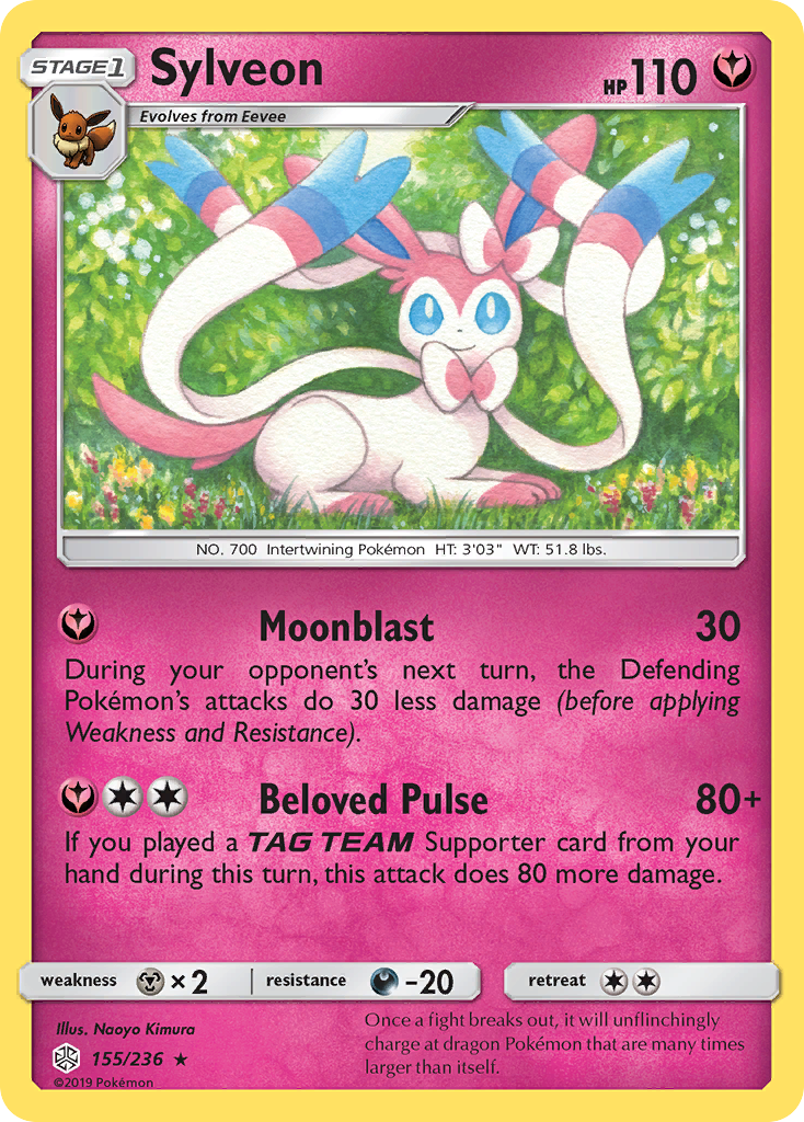 Sylveon (155/236) [Sun & Moon: Cosmic Eclipse] | Pegasus Games WI