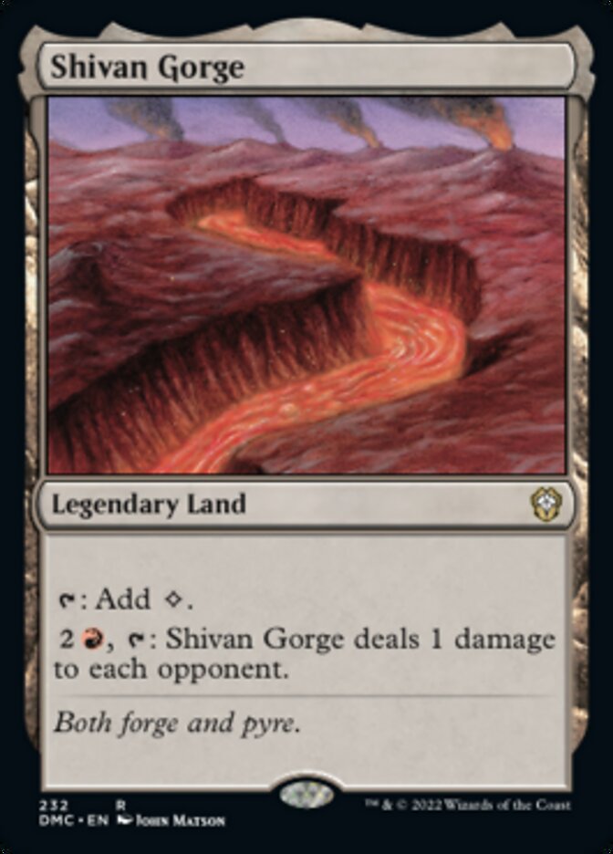 Shivan Gorge [Dominaria United Commander] | Pegasus Games WI