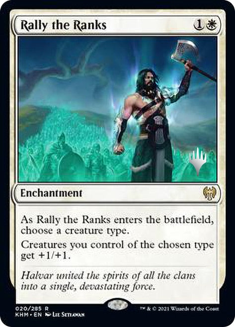 Rally the Ranks (Promo Pack) [Kaldheim Promos] | Pegasus Games WI