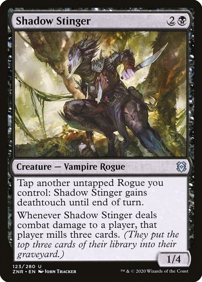 Shadow Stinger [Zendikar Rising] | Pegasus Games WI