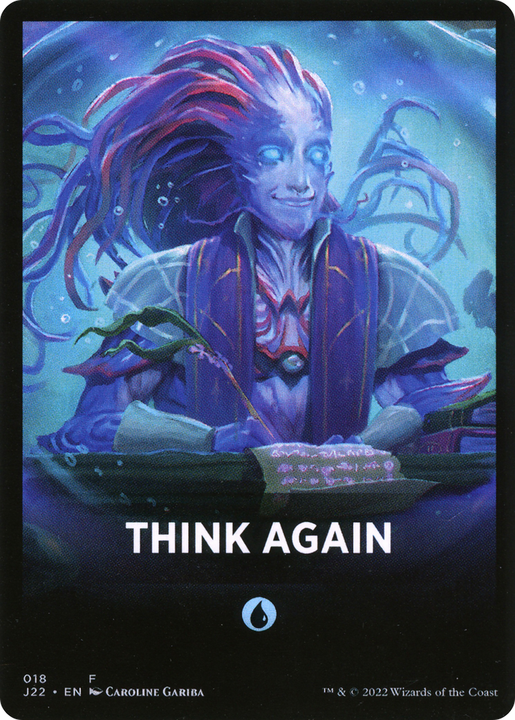 Think Again Theme Card [Jumpstart 2022 Front Cards] | Pegasus Games WI