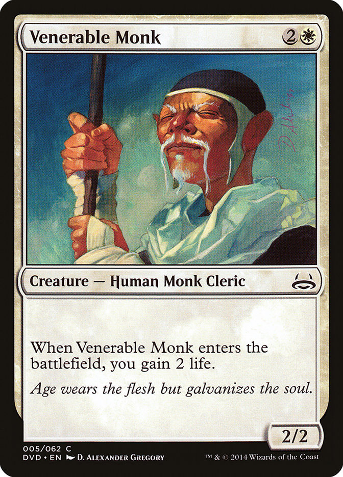 Venerable Monk (Divine vs. Demonic) [Duel Decks Anthology] | Pegasus Games WI