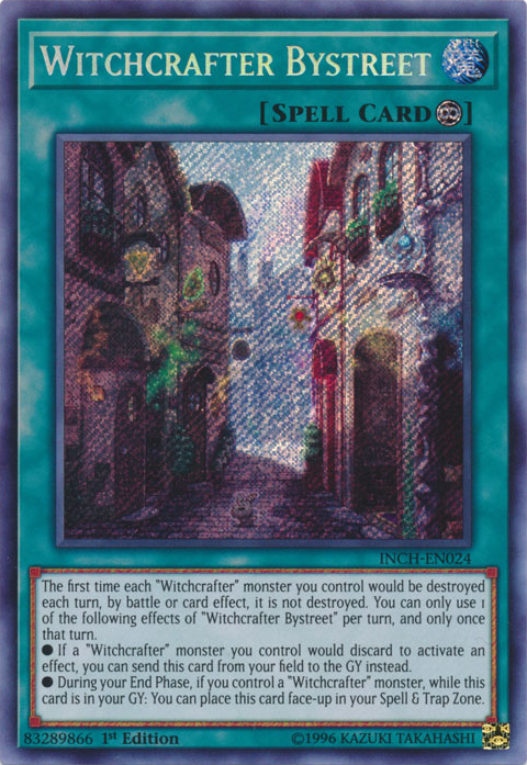 Witchcrafter Bystreet [INCH-EN024] Secret Rare | Pegasus Games WI