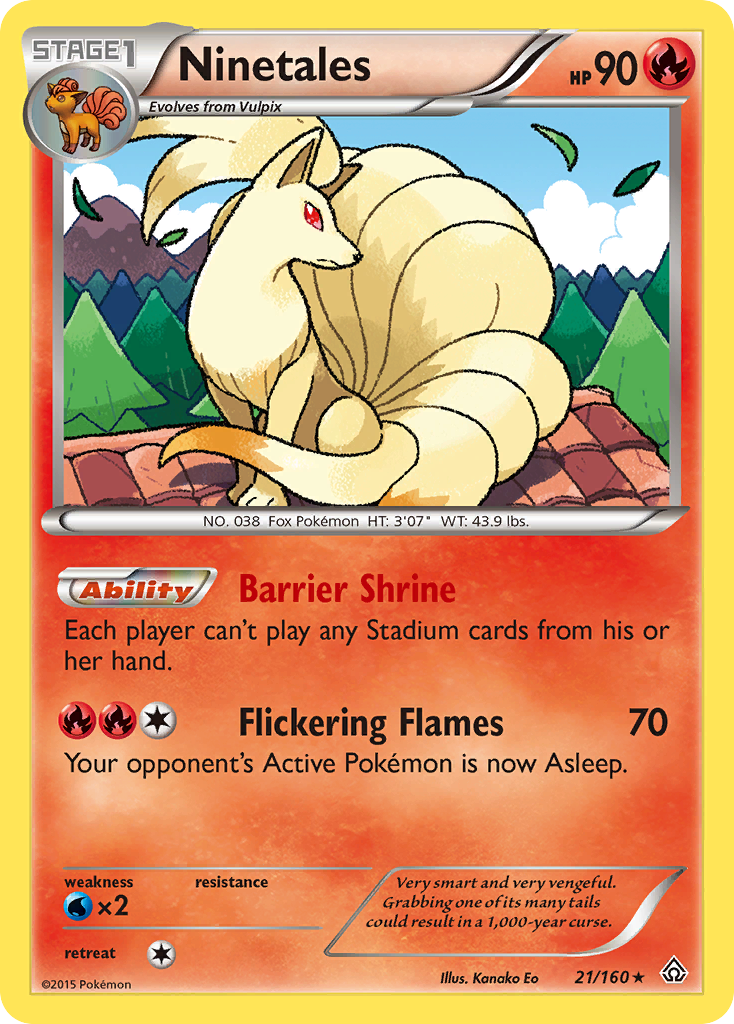 Ninetales (21/160) [XY: Primal Clash] | Pegasus Games WI