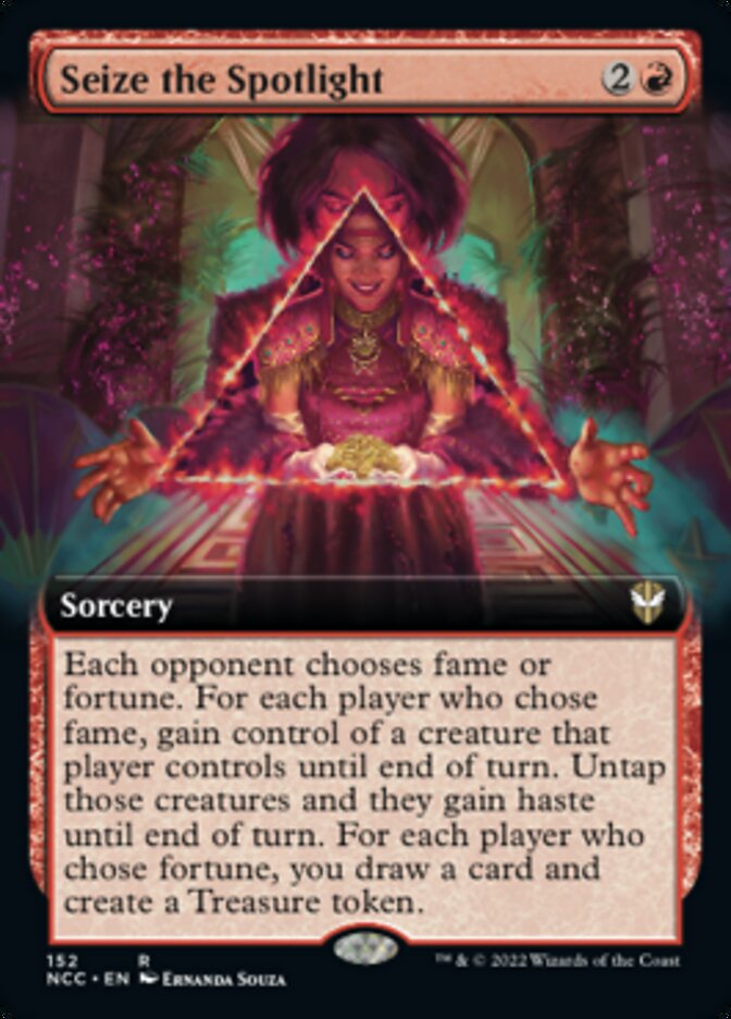 Seize the Spotlight (Extended Art) [Streets of New Capenna Commander] | Pegasus Games WI