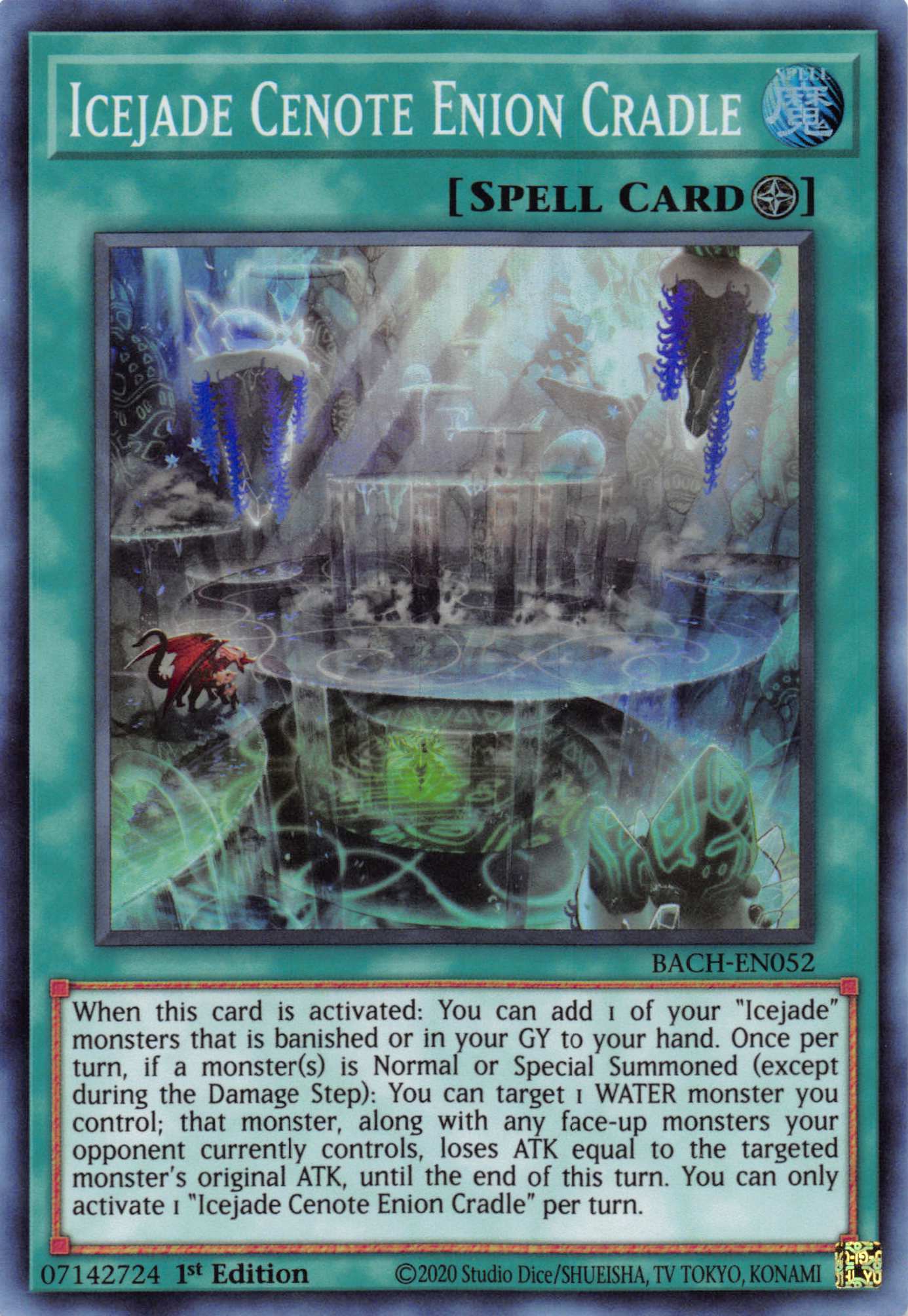 Icejade Cenote Enion Cradle [BACH-EN052] Super Rare | Pegasus Games WI