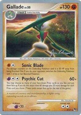 Gallade LV.55 (2/17) (Psychic Lock - Jason Klaczynski) [World Championships 2008] | Pegasus Games WI