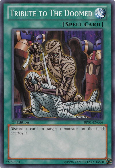 Tribute to the Doomed [BP01-EN066] Common | Pegasus Games WI