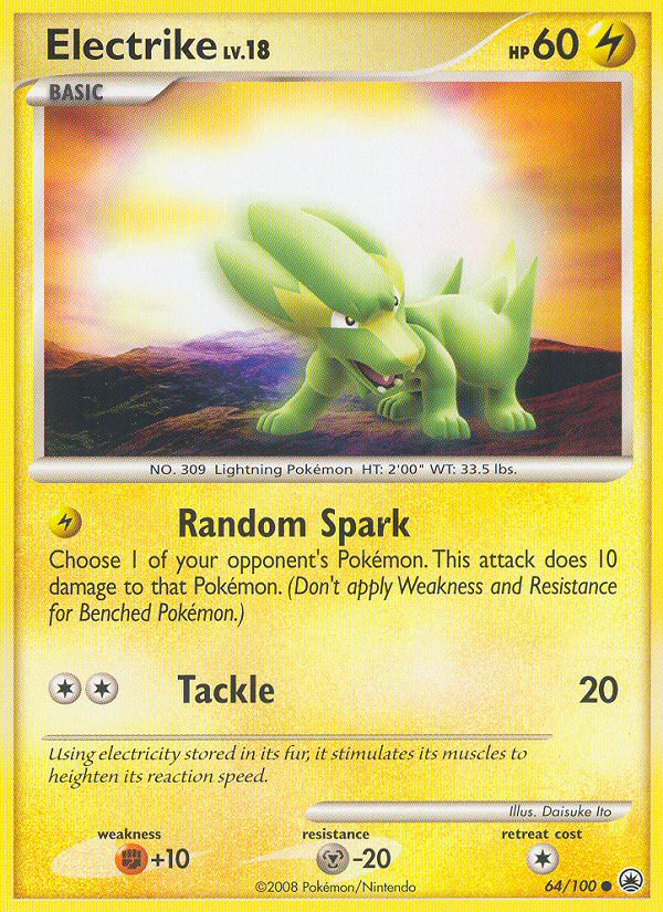 Electrike (64/100) [Diamond & Pearl: Majestic Dawn] | Pegasus Games WI