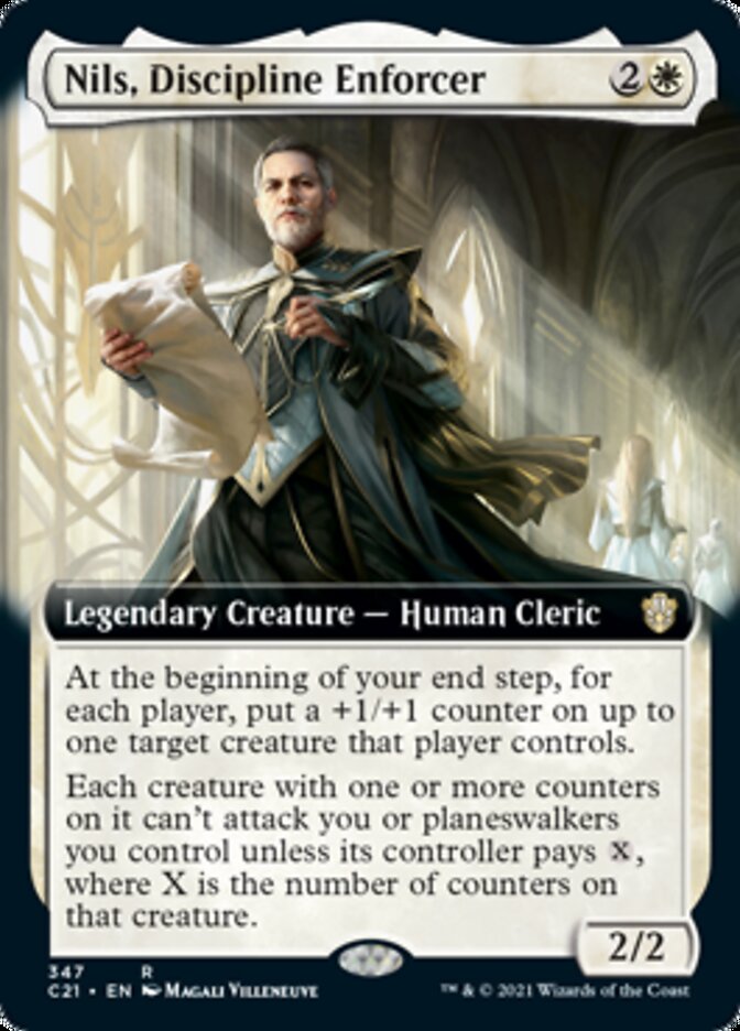 Nils, Discipline Enforcer (Extended Art) [Commander 2021] | Pegasus Games WI