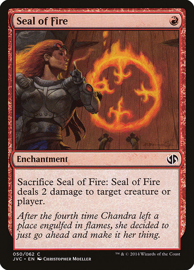 Seal of Fire [Duel Decks Anthology] | Pegasus Games WI