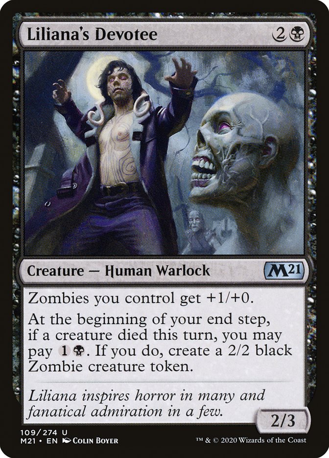 Liliana's Devotee [Core Set 2021] | Pegasus Games WI