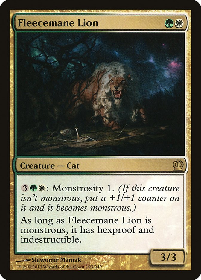 Fleecemane Lion [Theros] | Pegasus Games WI
