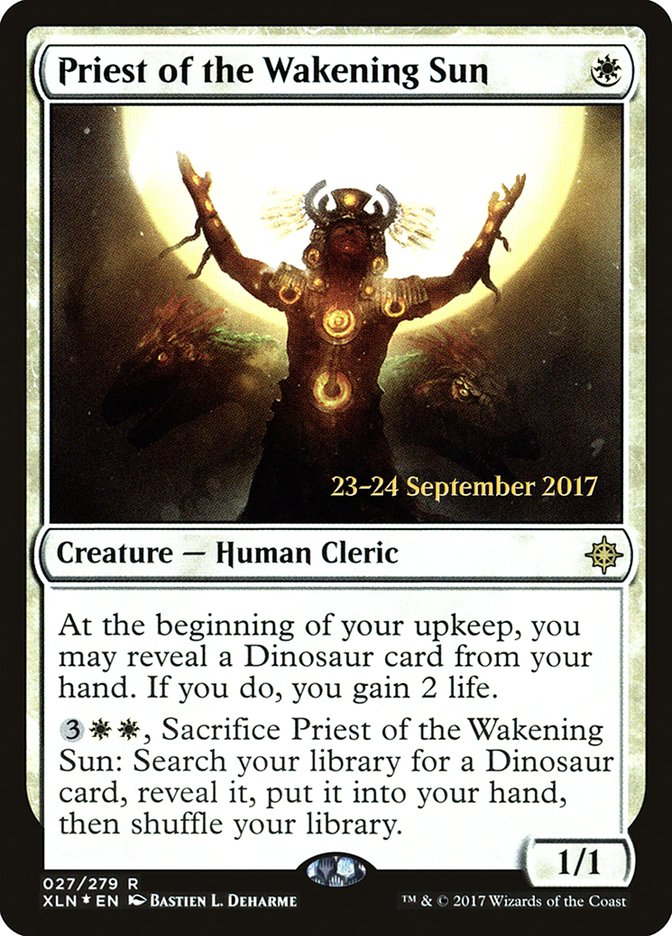 Priest of the Wakening Sun [Ixalan Prerelease Promos] | Pegasus Games WI