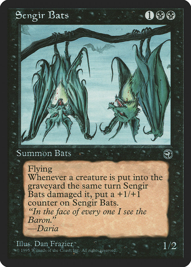 Sengir Bats (Daria Flavor Text) [Homelands] | Pegasus Games WI