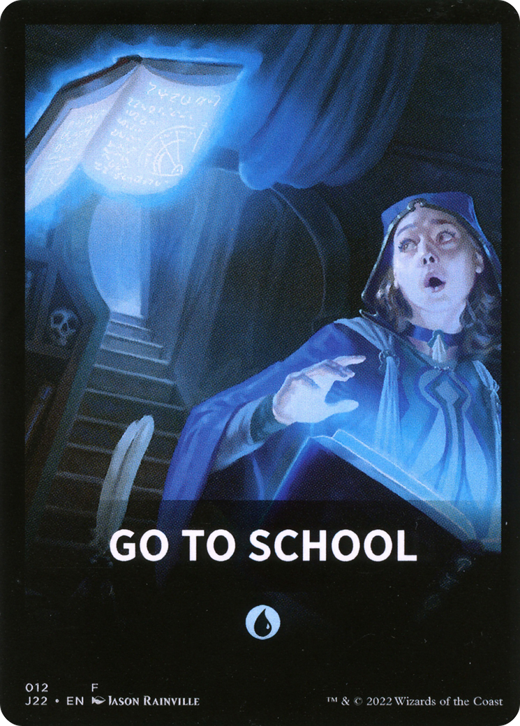 Go to School Theme Card [Jumpstart 2022 Front Cards] | Pegasus Games WI