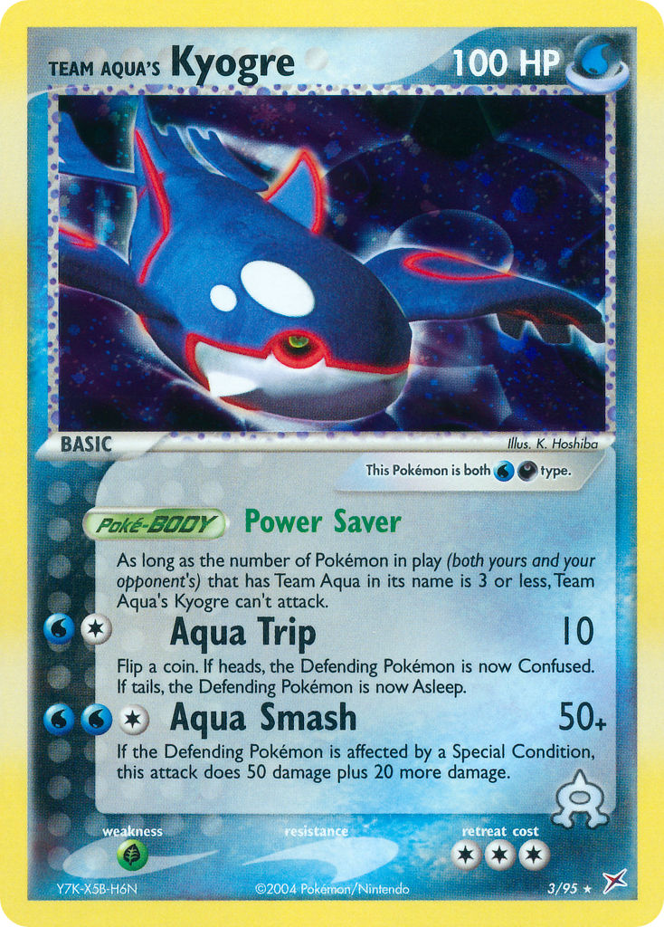Team Aqua's Kyogre (3/95) (Theme Deck Exclusive) [EX: Team Magma vs Team Aqua] | Pegasus Games WI