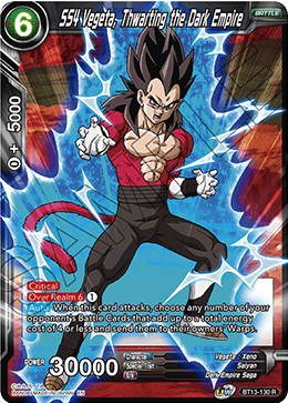 SS4 Vegeta, Thwarting the Dark Empire (Rare) [BT13-130] | Pegasus Games WI