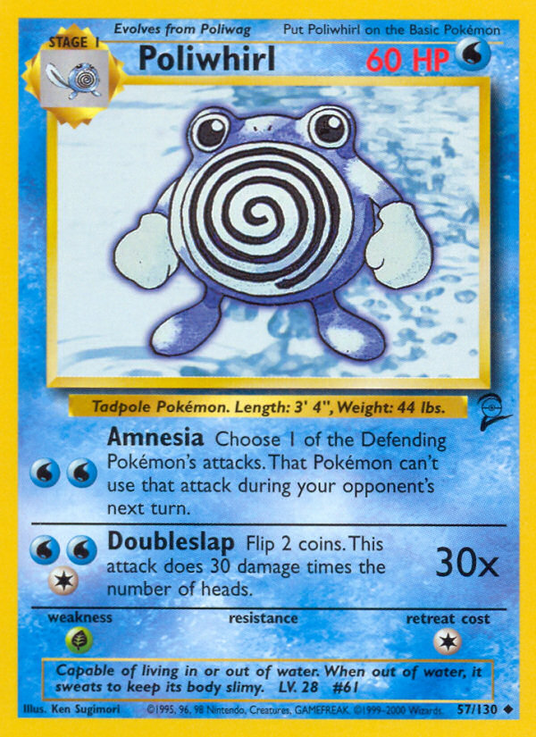 Poliwhirl (57/130) [Base Set 2] | Pegasus Games WI