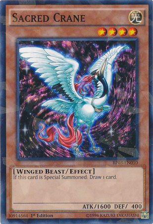 Sacred Crane (Shatterfoil) [BP03-EN010] Common | Pegasus Games WI