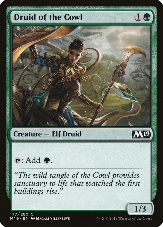 Druid of the Cowl [Core Set 2019] | Pegasus Games WI