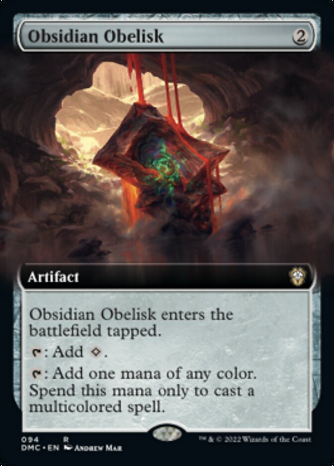 Obsidian Obelisk (Extended Art) [Dominaria United Commander] | Pegasus Games WI