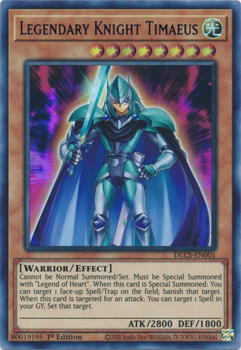 Legendary Knight Timaeus (Blue) [DLCS-EN001] Ultra Rare | Pegasus Games WI