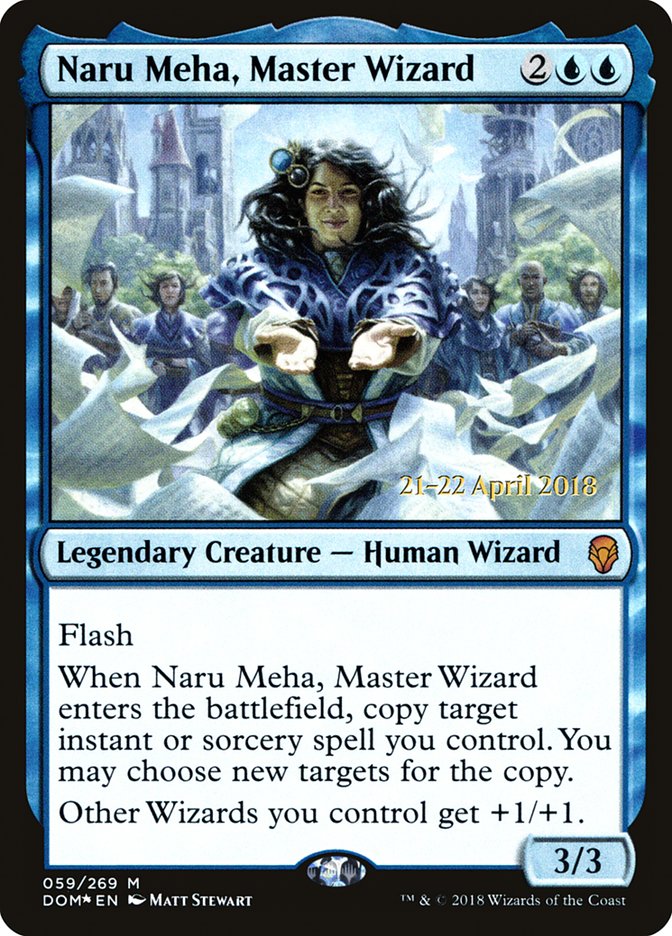 Naru Meha, Master Wizard [Dominaria Prerelease Promos] | Pegasus Games WI