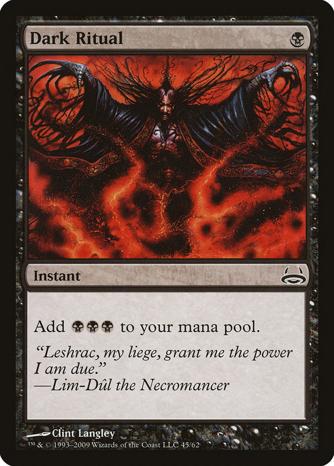 Dark Ritual [Duel Decks: Divine vs. Demonic] | Pegasus Games WI