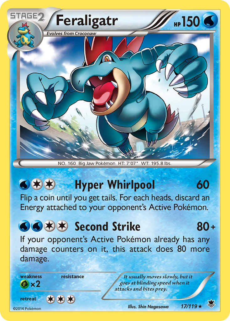 Feraligatr (17/119) [XY: Phantom Forces] | Pegasus Games WI