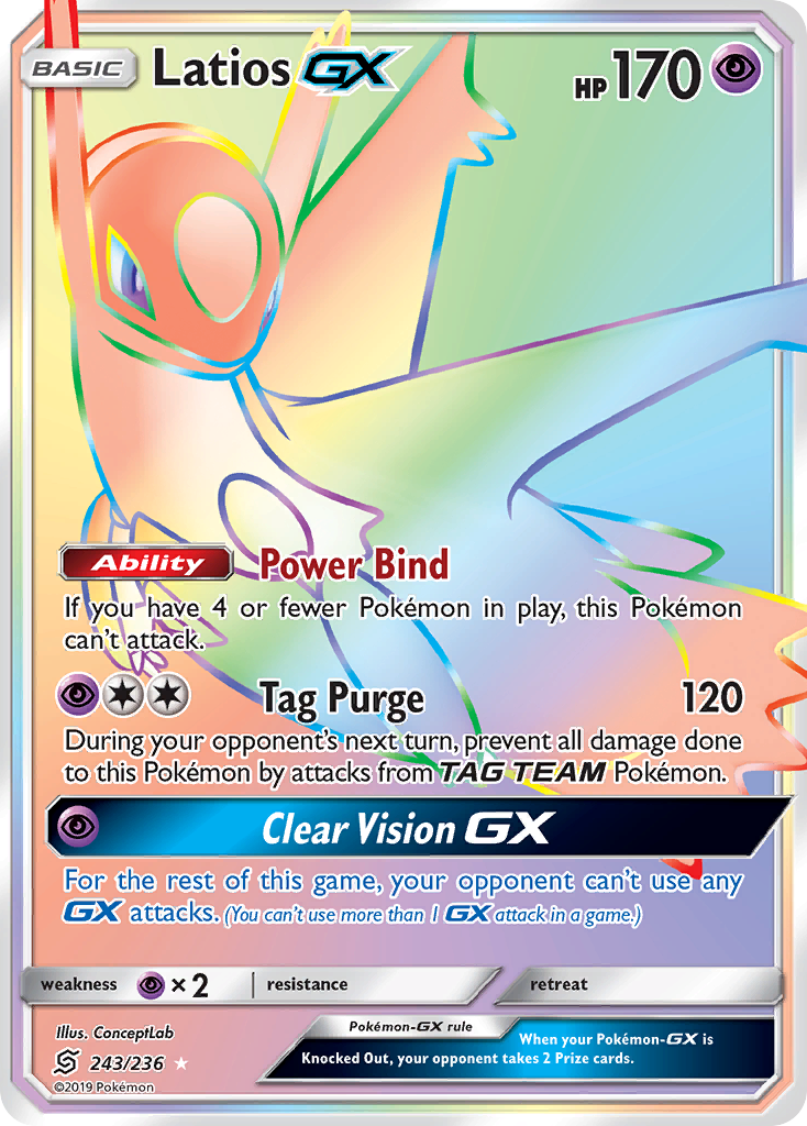 Latios GX (243/236) [Sun & Moon: Unified Minds] | Pegasus Games WI
